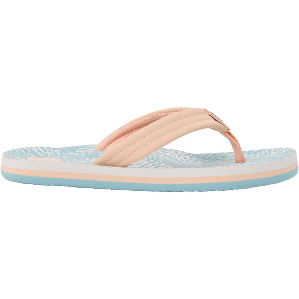 2026 Reef Junior Ahi Flip Flops CJ8776 - Peach / Blue Animal